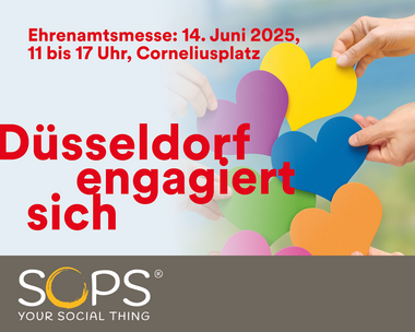 SOPS.de auf der 5. Düsseldorfer Ehrenamtsmesse – kommt vorbei!