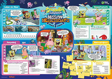 RHINECLEANUP IST TEIL VOM SPONGEBOB-SCHULPROGRAMM „MISSION MEERESSCHUTZ“