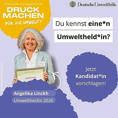 Umweltheld*in des Jahres | DRUCK MACHEN – Für die Umwelt!